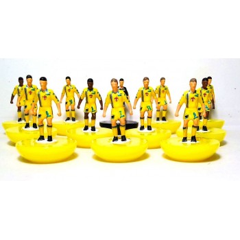 Subbuteo Andrew Table Soccer Sampdoria 2015-16 away on Classic Hasbro Bases